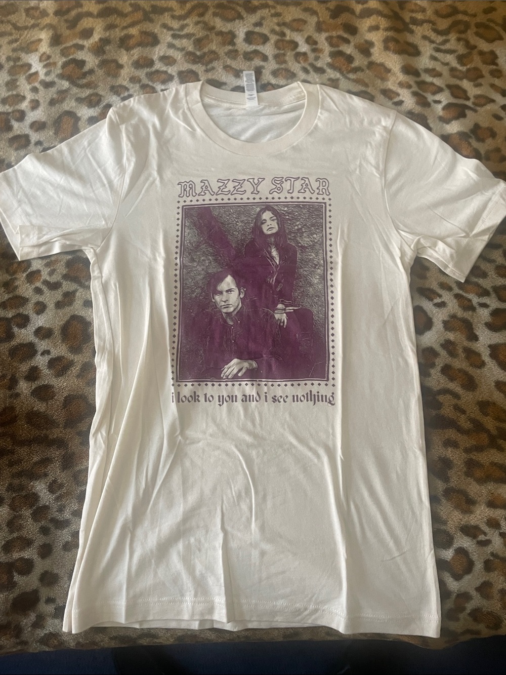 Bella Canvas Khaki  Short-Sleeve Tee “Mazzy Star”